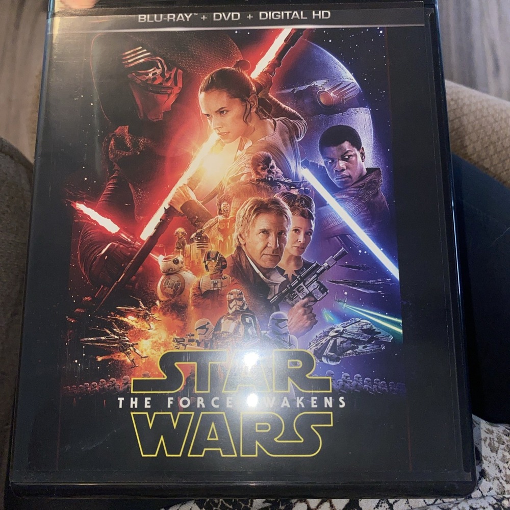 Star Wars The Force Awakens Blu-ray DVD Combo Walt Disney Sci-Fi Movie